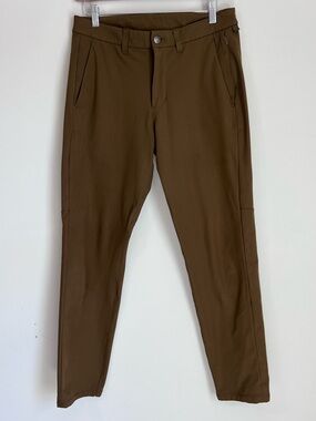 Lululemon Men's Casual Pants 31 x 29 Work Commission ABC Brown